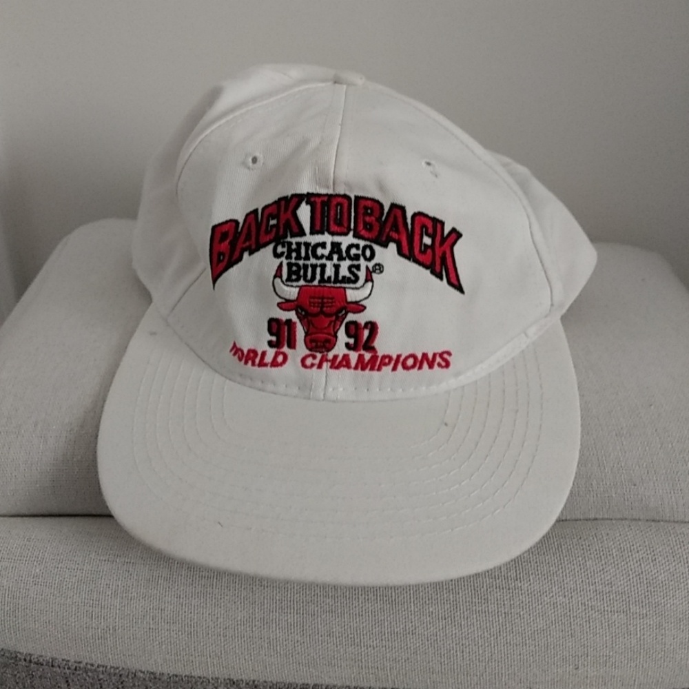 Back to Back Chicago Bulls World Championship Hat
